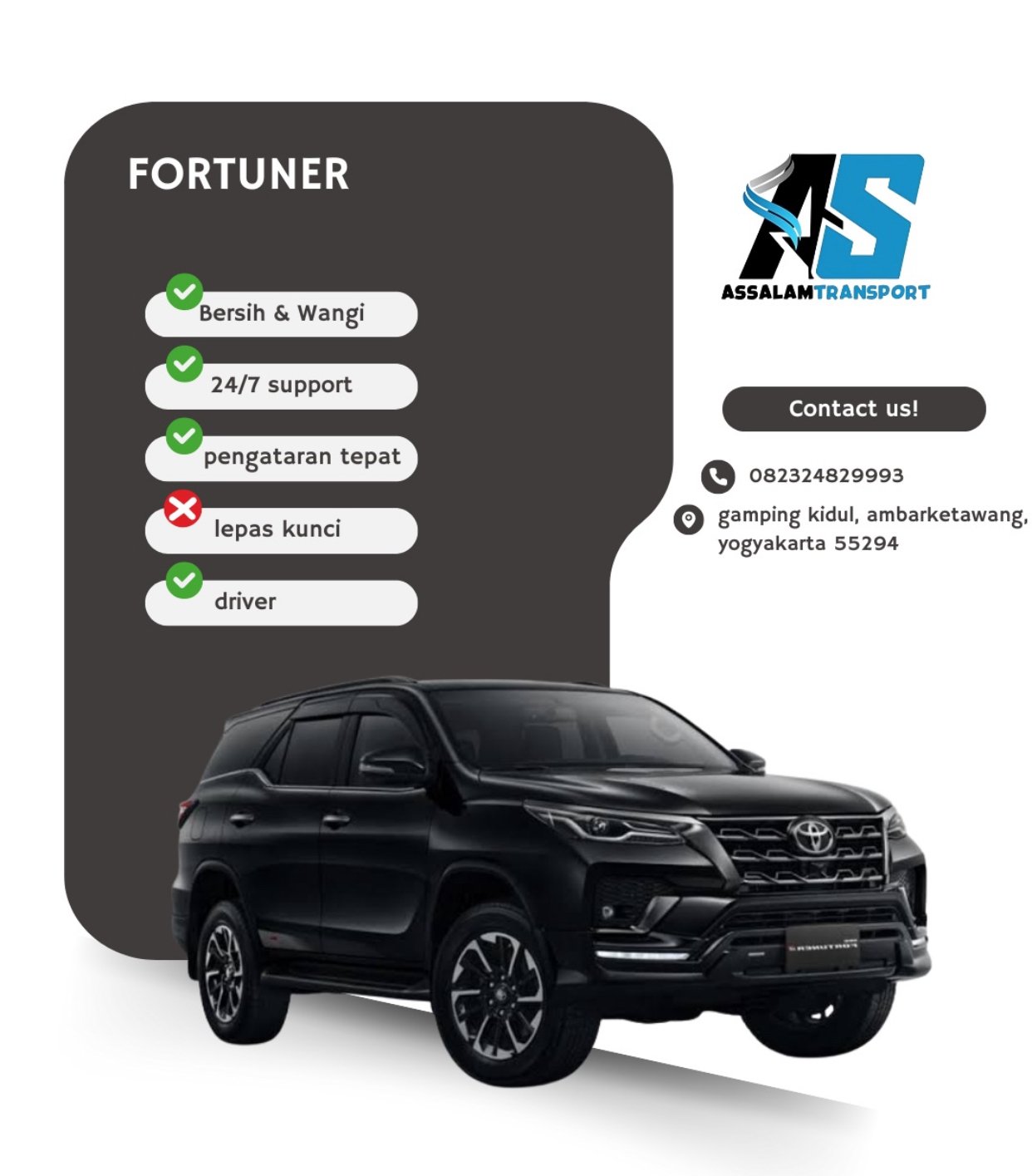 Toyota | Fortuner VRZ - sewa mobil Jogja