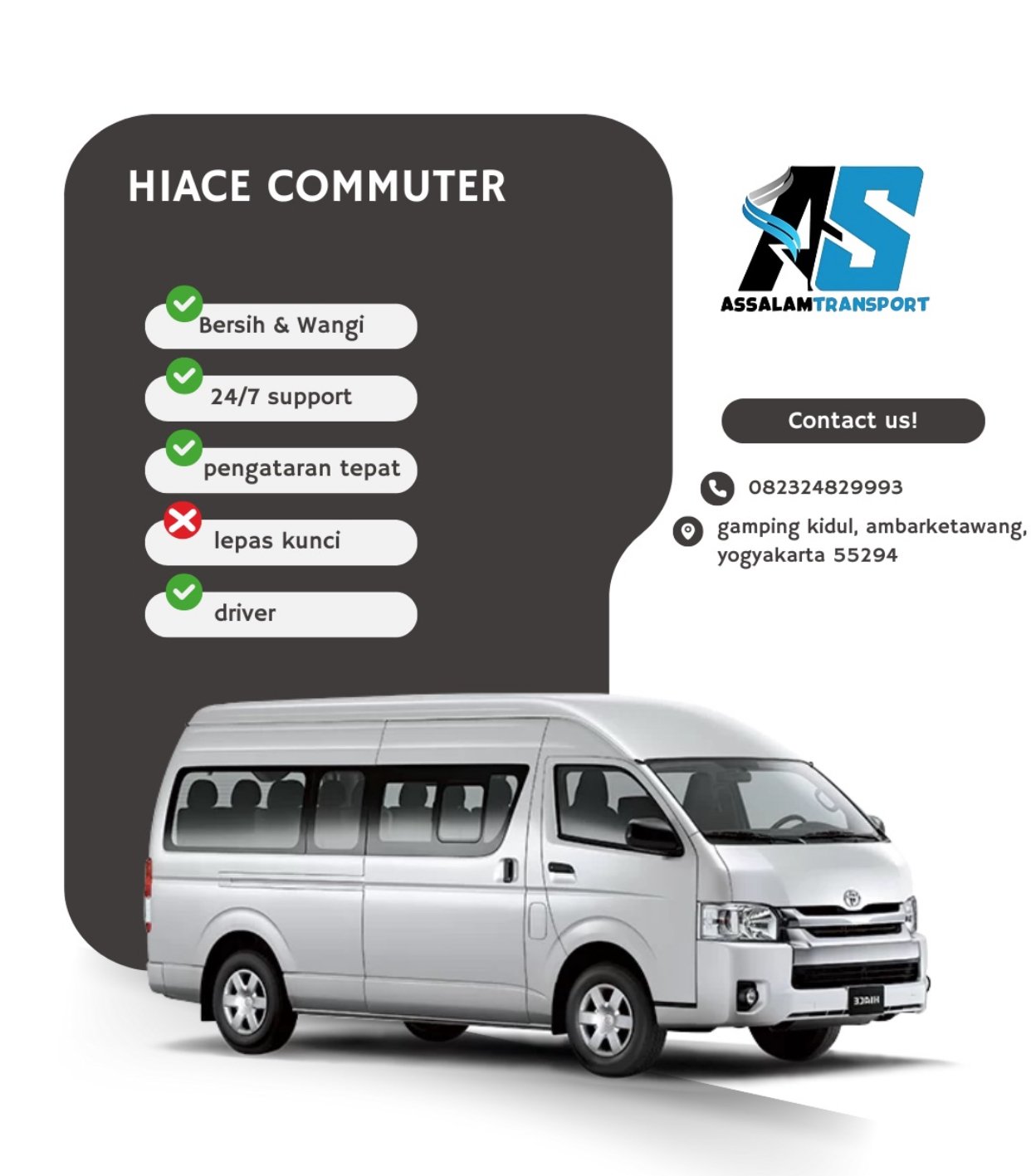 Toyota | Hiace Commuter - sewa mobil Jogja