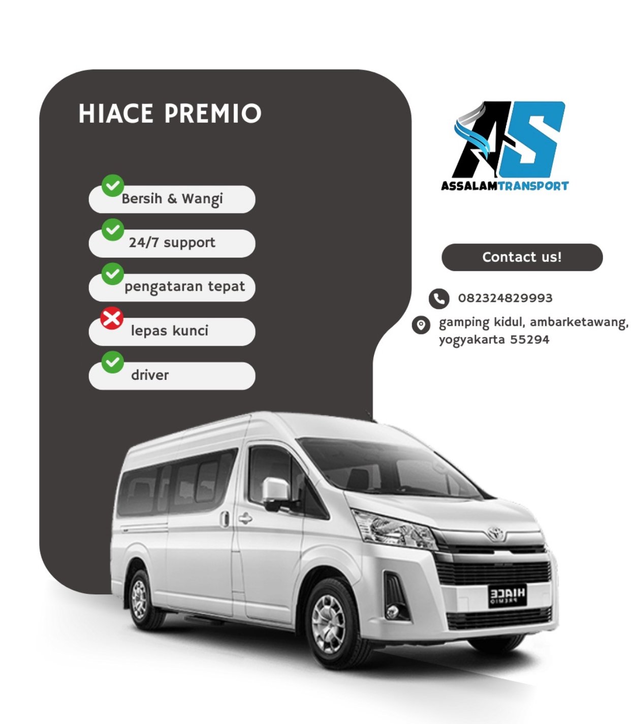 Toyota | Hiace Premio - sewa mobil Jogja