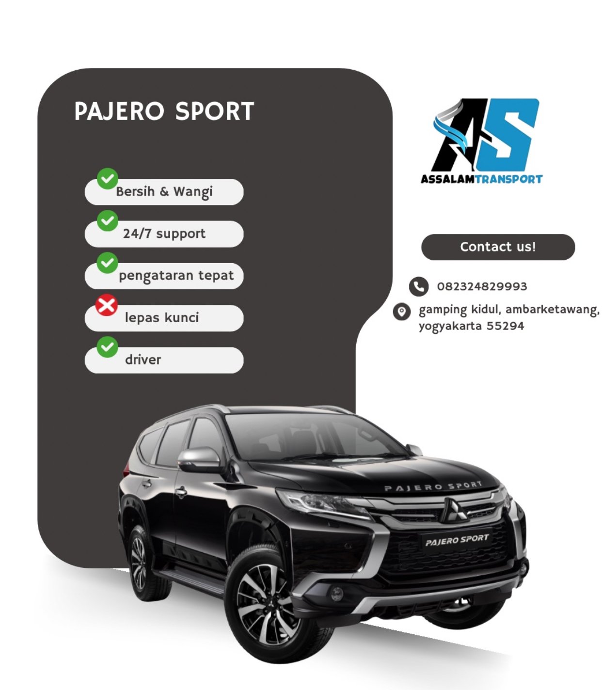 Mitsubishi | Pajero Sport - sewa mobil Jogja
