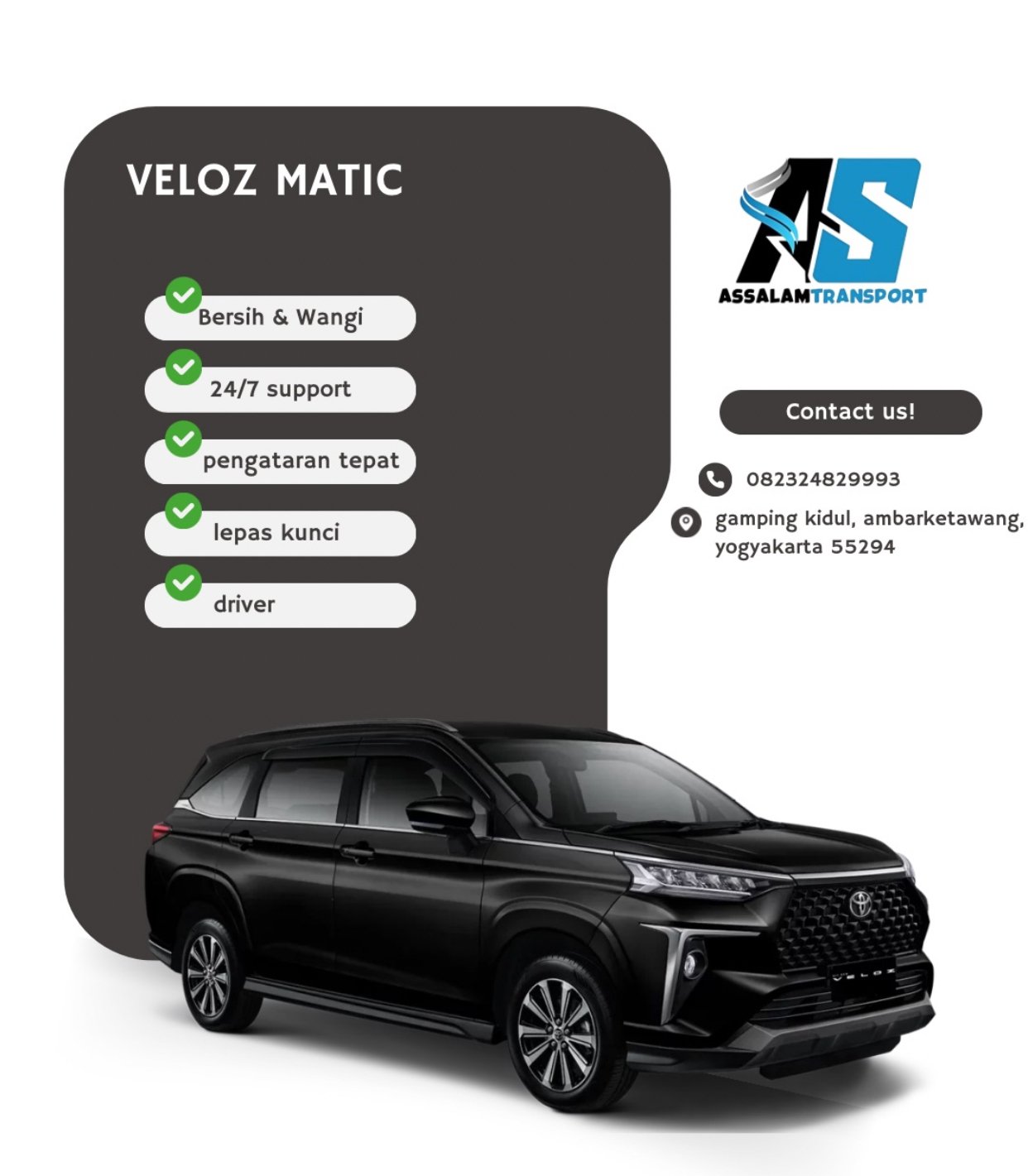 Toyota | Veloz Matic - sewa mobil Jogja